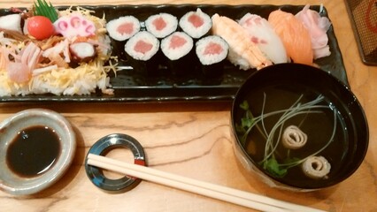 This is Japanese food. Japanese people like to eat it.