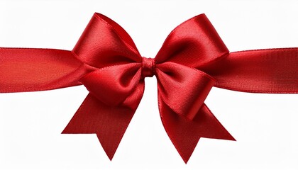 Fototapeta premium red ribbon bow