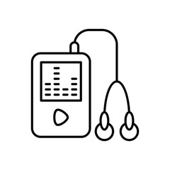 Music Device vector icon