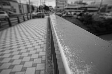 Fototapeta premium “Architectural Details of Nagoya”（名古屋の建築美：モノクロ）