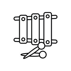 Xylophone  vector icon