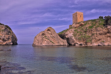 Sile Castle and Black Sea view in Sile, Istanbul, Turkey. 