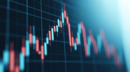 Dynamic Stock Market Chart Financial Data Visualization