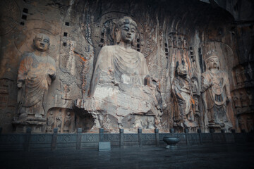 Scenery of Shaolin Temple at Songshan Mountain in Henan, China