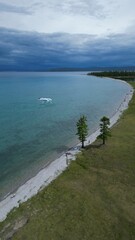 Crystal-Clear Water and Quiet Road