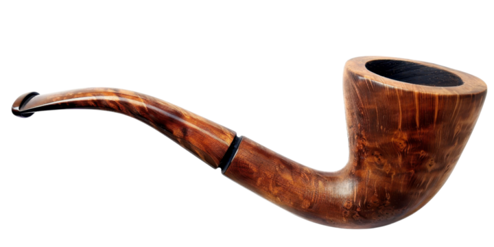 Exquisite Wooden Smoking Pipe, Handcrafted Masterpiece