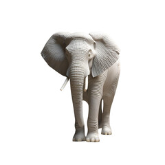 Fototapeta premium elephant isolated on white