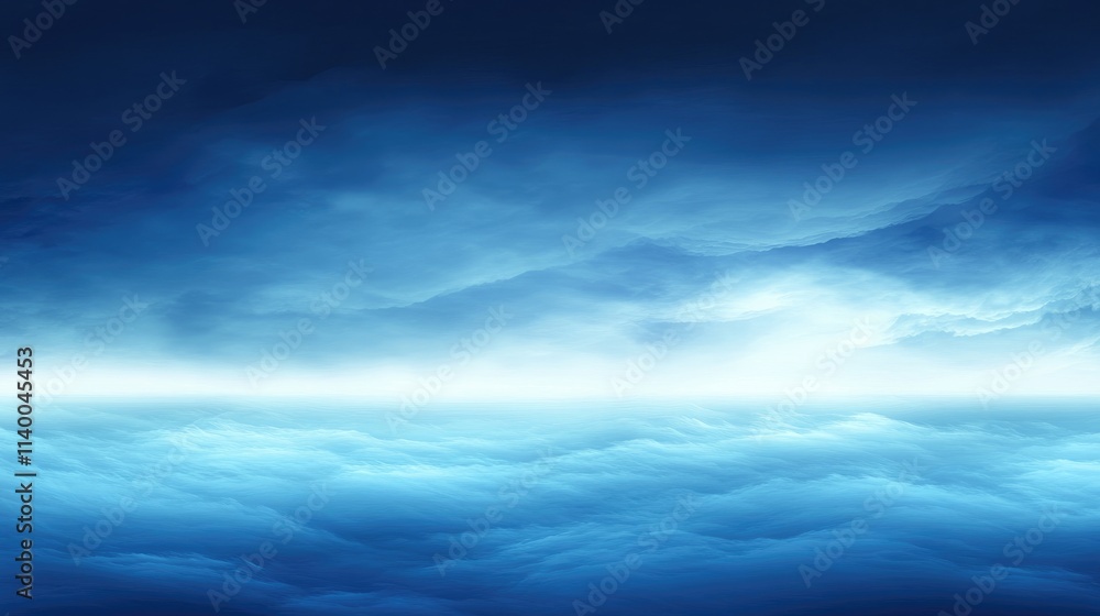 Poster stormy blue sky abstract background with clouds creating a dramatic atmospheric scene suitable for v