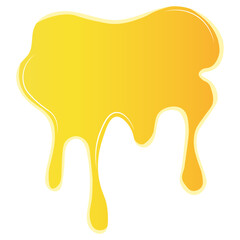 Cheese Splash with Colorful Cartoon Design. Vector Illustration