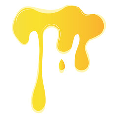 Cheese Splash with Colorful Cartoon Design. Vector Illustration