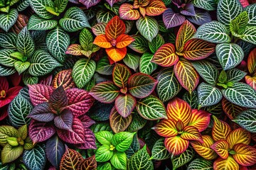 Abstract Plant Patterns for Trendy Wall Decor - Bold Colors & Depth