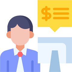 Obraz premium Financial Advisor icon