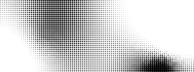Gritty sand on transparent background.Monochrome noise halftone, grit pattern.Vector isolated illustration