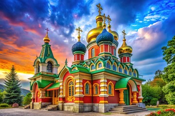 Fototapeta premium City of Saki Crimea Church of Elijah the Prophet 2024 - Stunning Architectural Photography