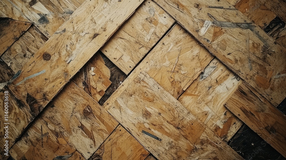 Poster textured dirty plywood surface ideal for rustic backgrounds and natural design elements in creative 