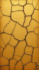 Golden Kracked Texture - Abstract Background