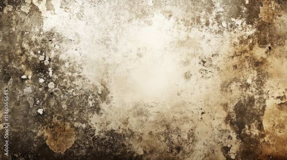 Aufkleber Grungy textured background with varied earth tones and subtle abstract patterns perfect for artistic and design applications