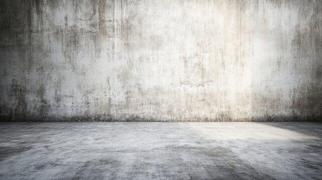 Textured cement wall in grunge style creating an industrial backdrop for design projects and artistic displays in urban aesthetics.