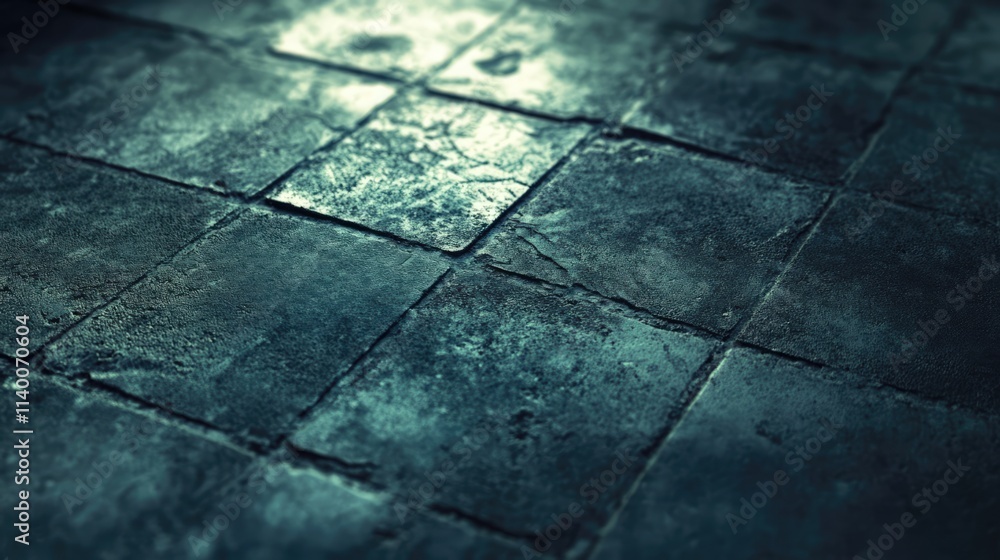 Poster weathered concrete floor texture with subtle shadows and a grungy appearance ideal for urban or indu