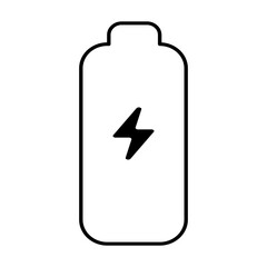 Charge battery icon PNG. Low battery  isolate transparent background