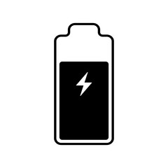 Charge battery icon PNG. isolate transparent background