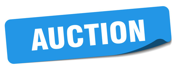 AUCTION sticker