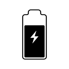 Charge battery icon PNG. isolate transparent background