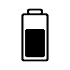 Battery full icon charge level battery PNG. isolate transparent background