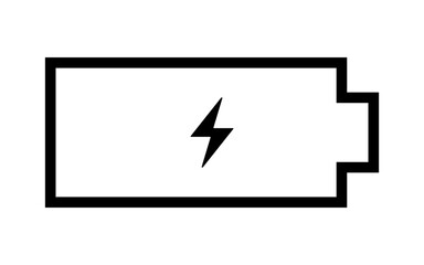 Charge the battery icon PNG. isolate transparent background