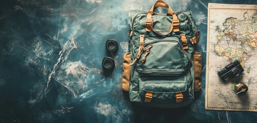 Travel Planning Layout with Modern Gear