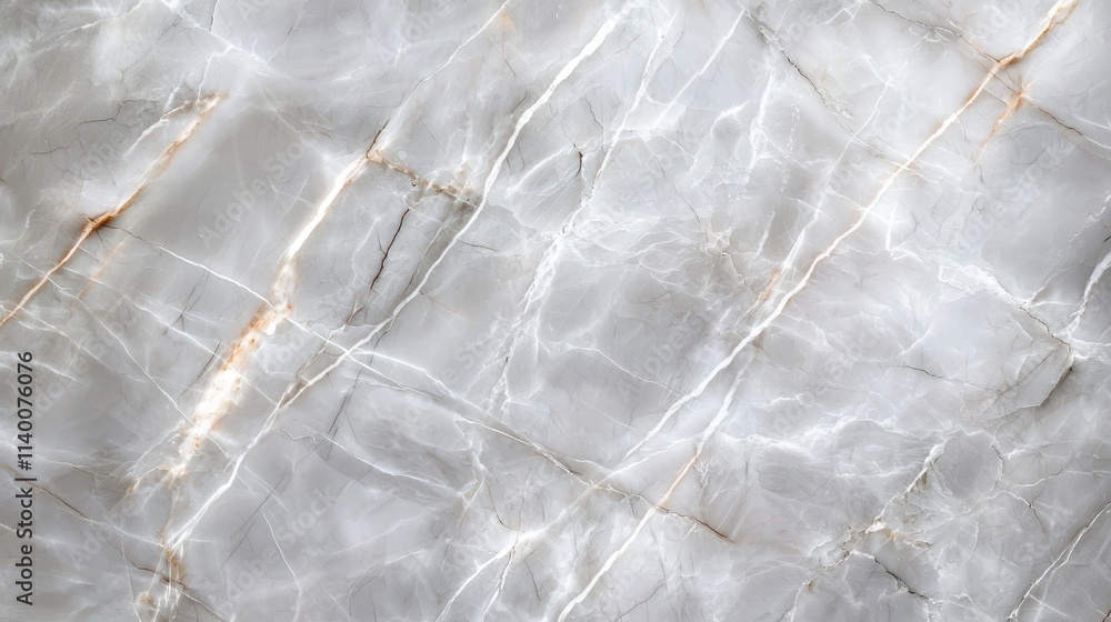 Poster elegant light grey marble texture with subtle veins and natural patterns for design