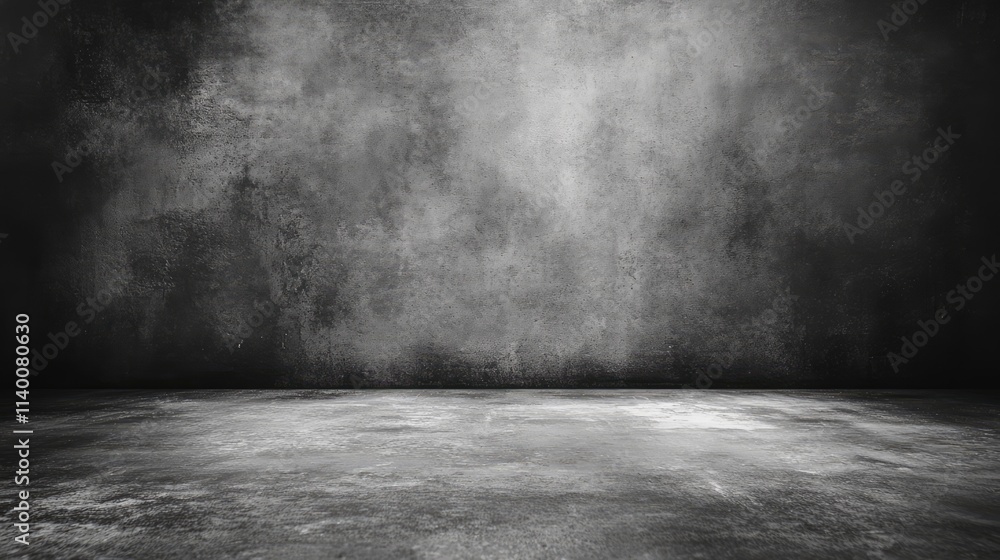 Poster grungy textured cement wall background with moody lighting ideal for artistic photography and urban 