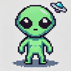 Retro Alien Sprite