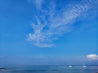 Fototapeta premium boat on the sea