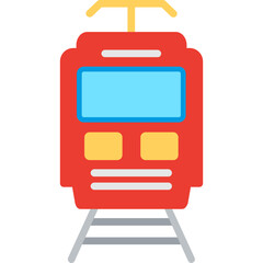 Fototapeta premium Electric Train Icon
