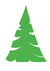 green christmas tree