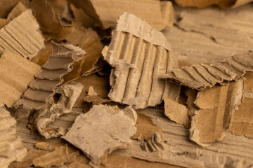 old used cardboard for packaging items