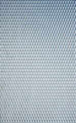 Modern metallic textured surface background with reflection, Blue and silver gray colors. Protuberance Grid pattern glossy metal floor panel. Tough but with soul, sky reflection.