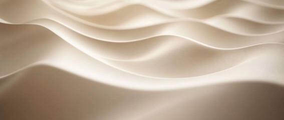 Obraz premium Soft, flowing fabric creating gentle, wavy patterns.