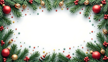 Christmas card with space for wishes