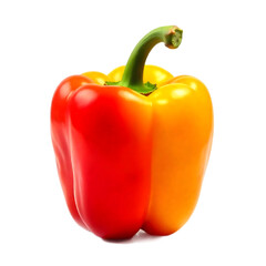 red pepper isolated on white