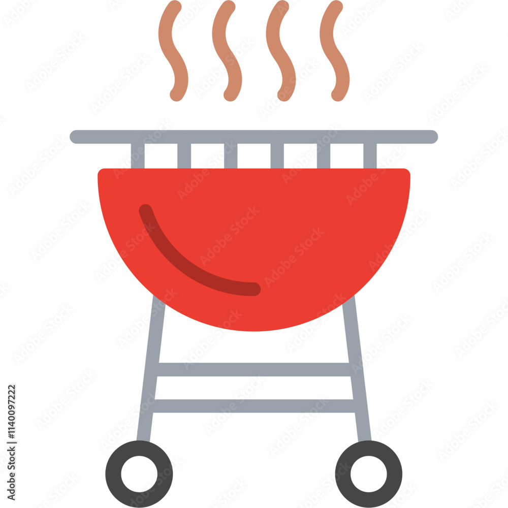 Sticker Barbecue Icon