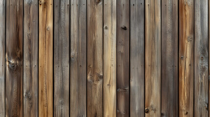 A seamless panorama of vintage brown wood wall patterns and backgrounds.