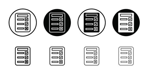 Guidelines icon Thin line flat illustration