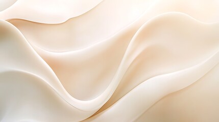 Obraz premium Calming Rhythms Illustration Featuring Soft Waves and Harmonious Abstract Patterns