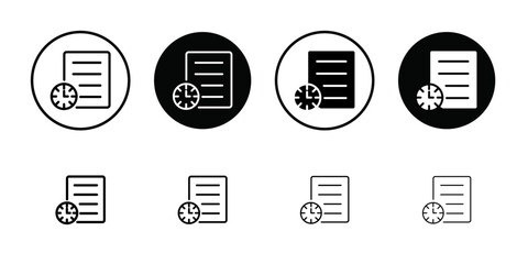 Index icon Thin line flat illustration