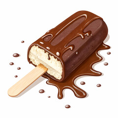 Chocolate Ice Cream Detailed Beautiful