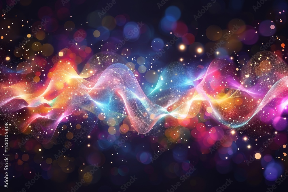Aufkleber exploring the essence of abstract sound waves a journey through sonic art and perception