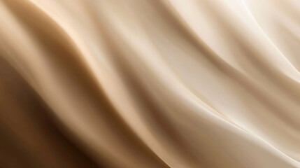 Naklejka premium Soft, flowing fabric with gentle gradients of beige tones.