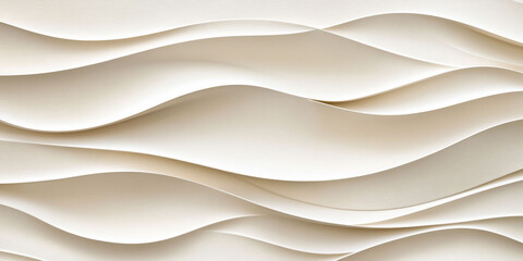 Obraz premium Abstract waves in soft beige tones create a soothing texture.